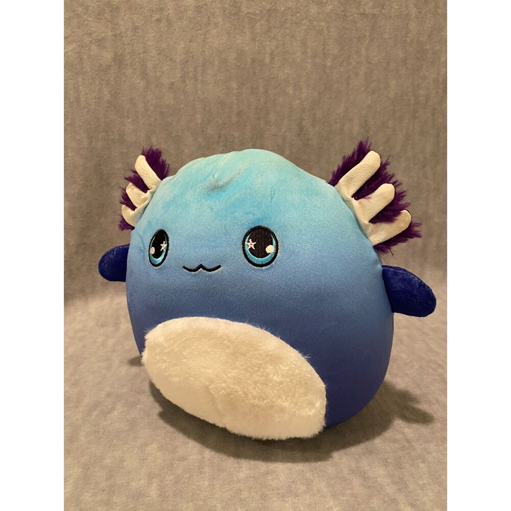 Squishmallows Blue Axolotl 8 inch Stuffie Plush Kellytoy - Picture 2 of 7